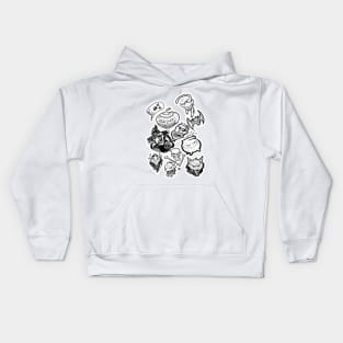 Outline monstas Kids Hoodie